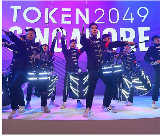  Token 2049活动现场。图片来自官网