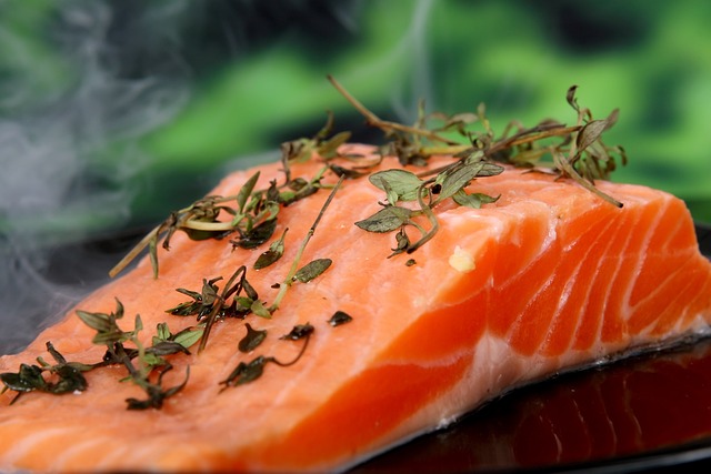 Free Salmon Herbs photo and picture